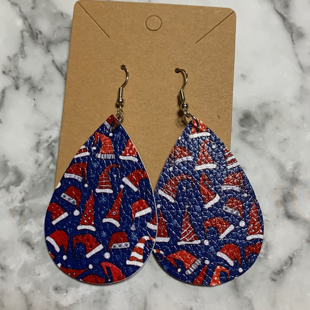 Christmas Santa Hats Earrings